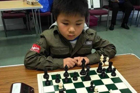 Chess board ready for a match