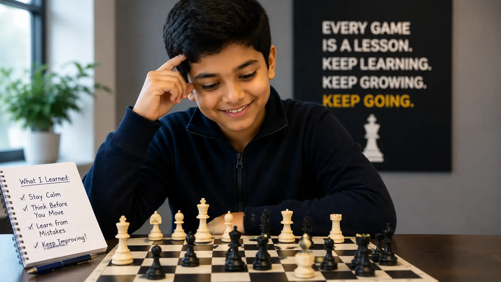 Solving daily puzzles is a proven method for Learning Chess Faster and retaining motivation.