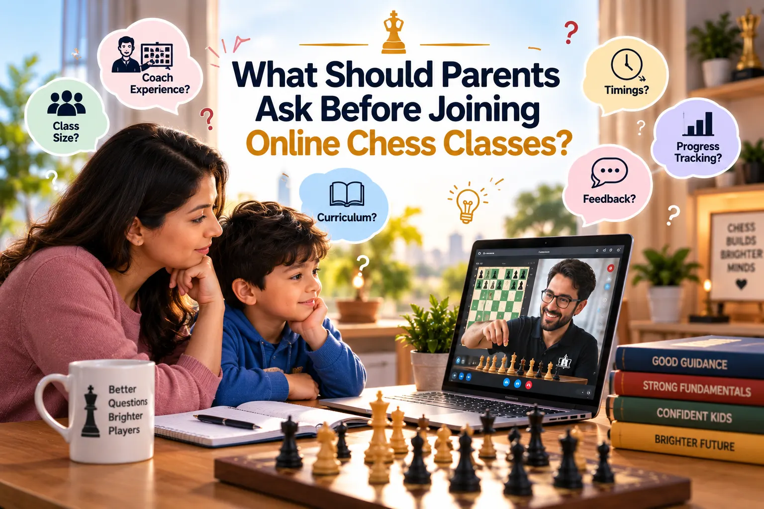 Questions to Ask Before Joining Online Chess Classes for a child